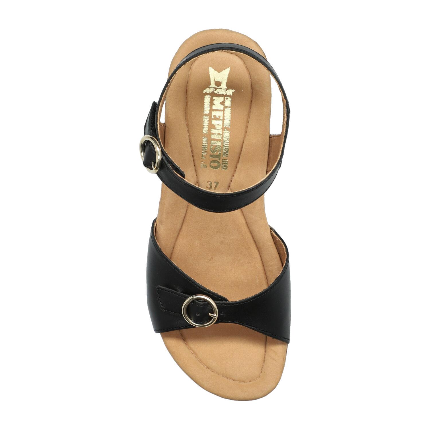 sandales femme modèle Natalya Noir - Mephisto